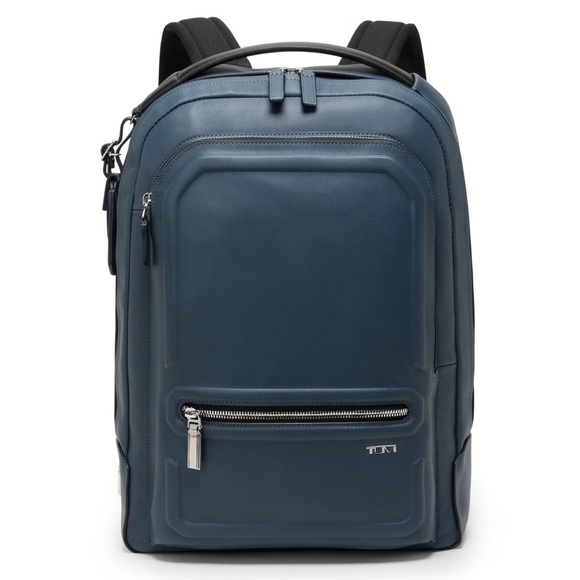 Tumi Handbags - NWOT Tumi Harrison Bradner Leather Backpack in Pavement Bomb